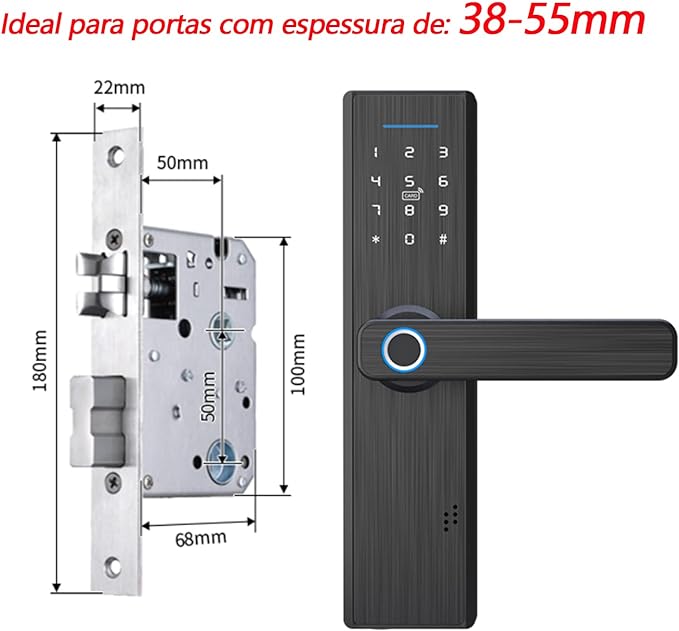 Fechadura Biométrica Eletrônica Digital