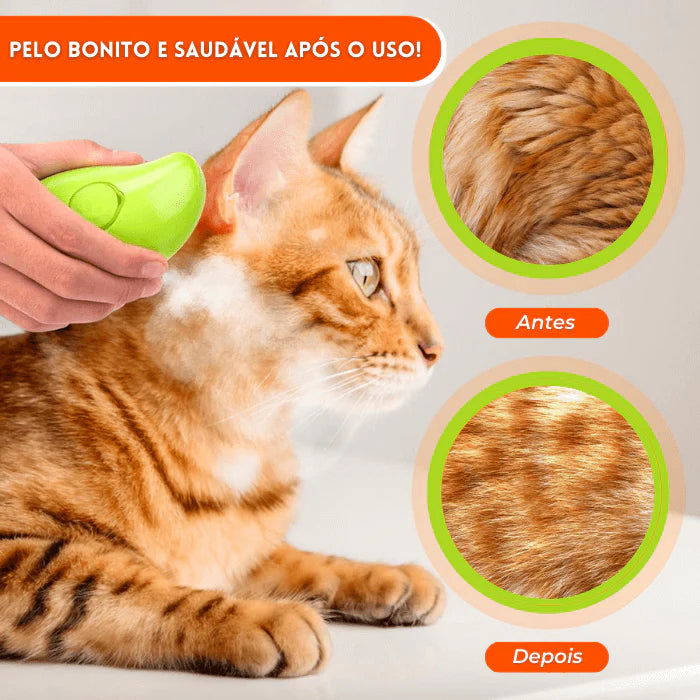 Escova a vapor para Pets