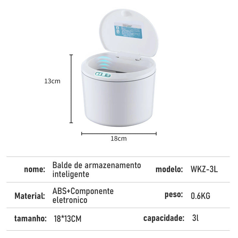 Lixeira Inteligente com Sensor 3L