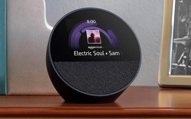 Novo Echo Spot com Alexa (2024) | Despertador inteligente com som vibrante